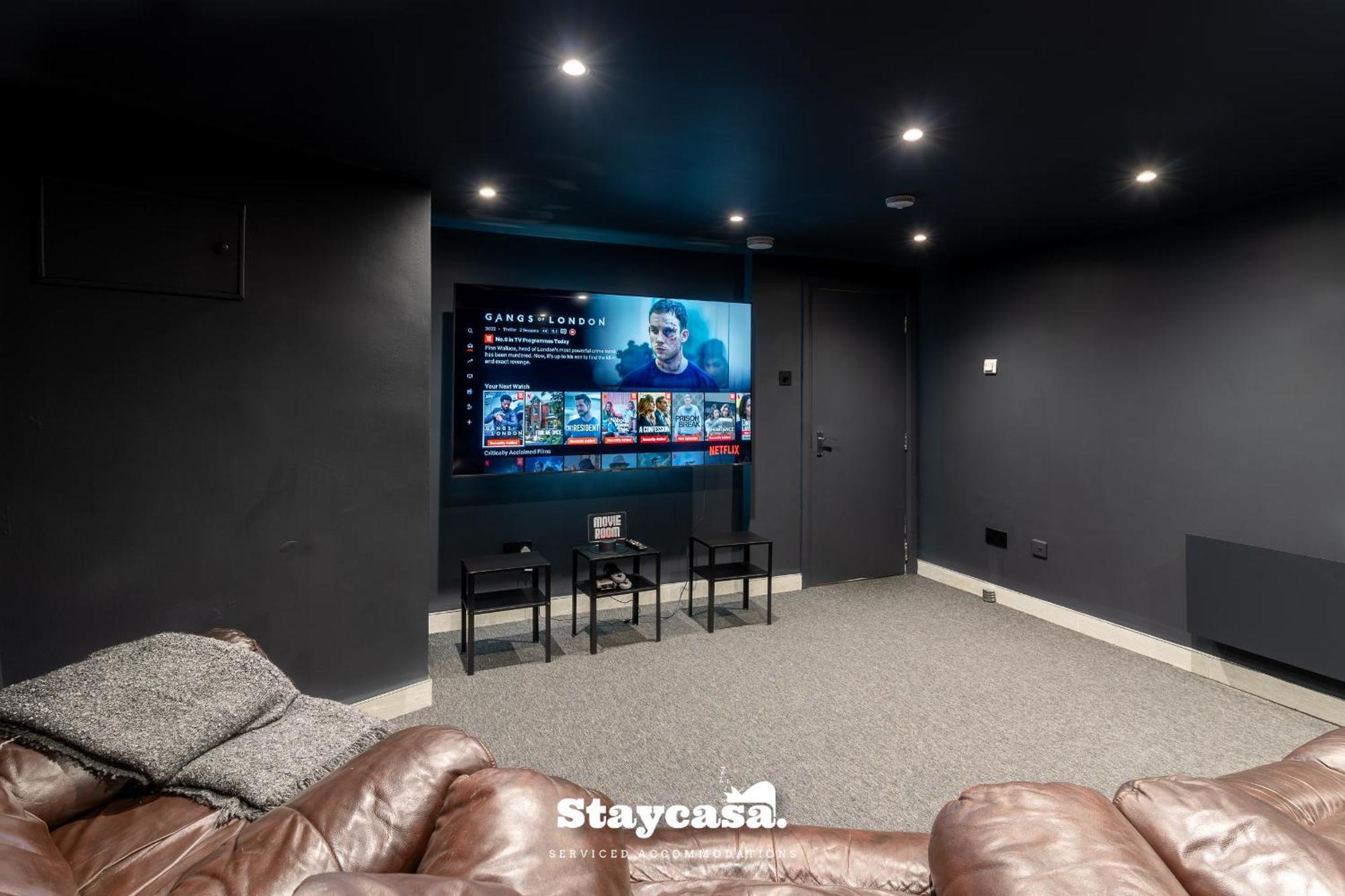 Pristine Residence With Driveway, Gym And, Cinema Manchester Exterior foto